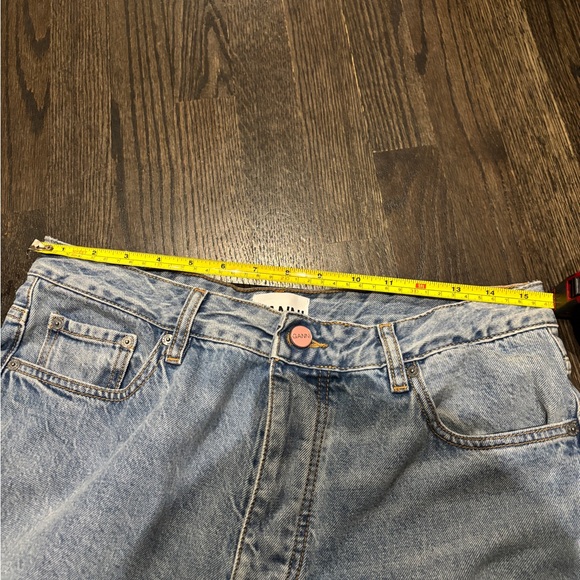 GANNI Jozey Light Blue Wide-Leg Jeans - Picture 9 of 10